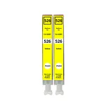 2-PAK Multibox Tusz do CANON CLI526Y yellow zamiennik - 2