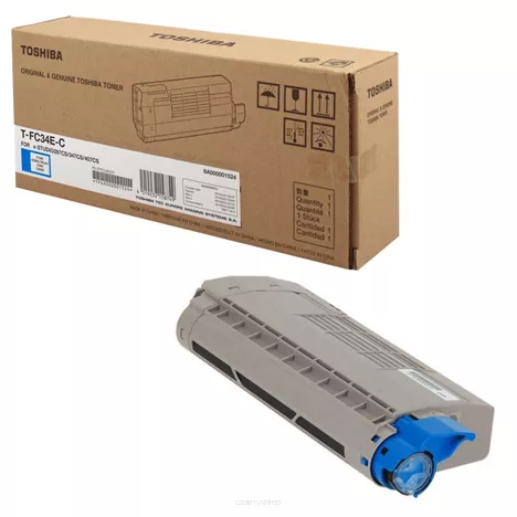 TOSHIBA toner TFC34EC cyan oryginalny 6A000001524 11500 stron.