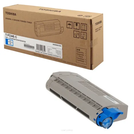 TOSHIBA toner TFC34EC cyan oryginalny 6A000001524 11500 stron.