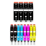 12-PAK Multibox Tusz do CANON PGI550XL CLI551XL black pigment / black / cyan / magenta / yellow zamiennik - 2