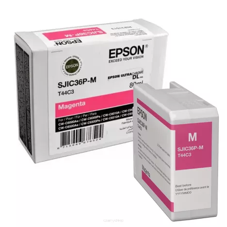 EPSON tusz SJIC36PM SJIC36P-M C13T44C340 oryginalny magenta 80ml