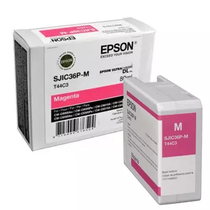 EPSON tusz SJIC36PM SJIC36P-M C13T44C340 oryginalny magenta 80ml