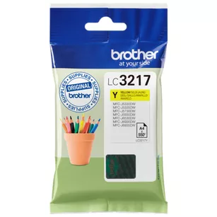 BROTHER tusz LC3217Y oryginalny yellow 550 stron