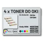 4-PAK Multibox Toner do OKI C612 black/cyan/magenta/yellow zamiennik - 2