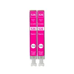 2-PAK Multibox Tusz do CANON CLI526M magenta zamiennik - 2
