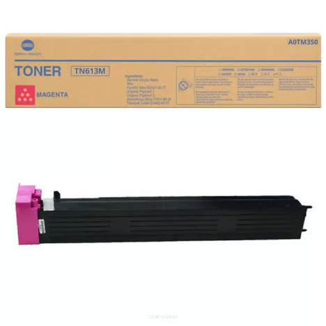 EOL KONICA MINOLTA toner TN613M A0TM350 magenta oryginalny 30000 stron