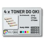 4-PAK Multibox Toner do OKI C712 black/cyan/magenta/yellow zamiennik - 2