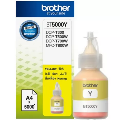 BROTHER tusz BT5000Y oryginalny yellow 5000 stron