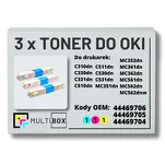 3-PAK Multibox Toner do OKI C310 MC362 MC562 cyan/magenta/yellow zamiennik - 2
