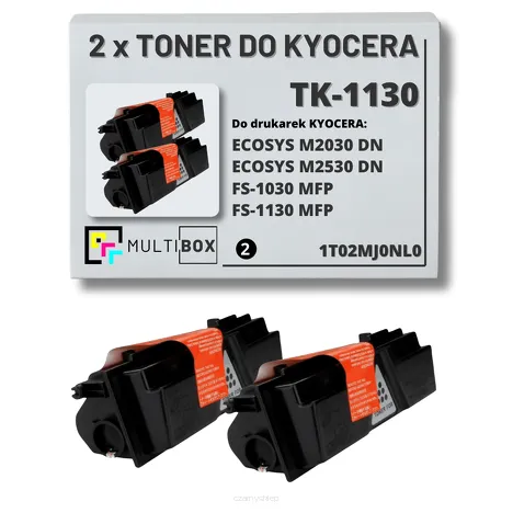 2-PAK Multibox Toner do KYOCERA TK1130 1T02MJ0NL0 FS1030 FS1130 2x3.0K zamiennik