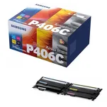 SAMSUNG toner SU375A CLTP406C oryginalny CMYK 1500 + 3x1000 stron - 2