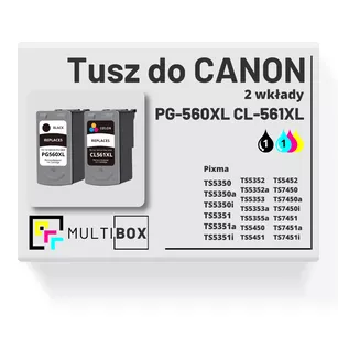 Tusz do CANON PG560XL CL561XL 2-pak black / color zamiennik Multibox