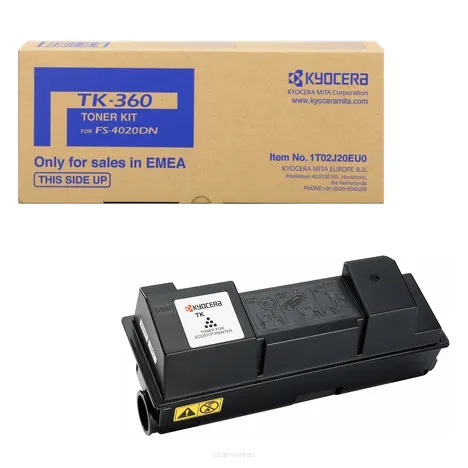 KYOCERA toner TK360 1T02J20EU0001 czarny oryginalny 20000 stron