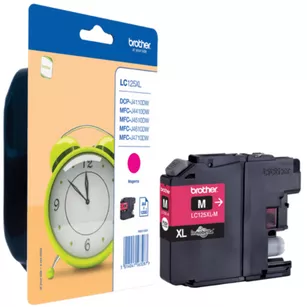 BROTHER tusz LC125XLM oryginalny magenta 1200 stron