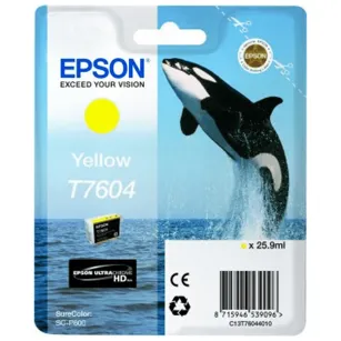 Epson tusz T7604 C13T76044010 oryginalny yellow