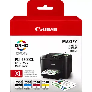 Canon oryginalny tusz PGI2500XL 9254B004 9254B010 black / cyan / magenta / yellow 4-pak