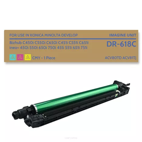 Bęben do KONICA MINOLTA DR618C BIZHUB C450i C550i ACV80TD 155.0K cyan / magenta / yellow zamiennik