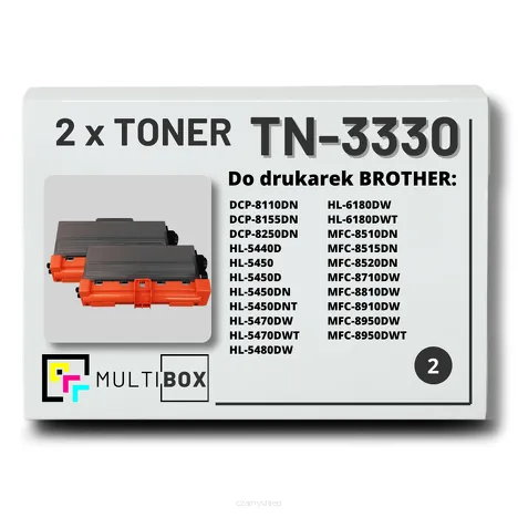 2-PAK Multibox Toner do BROTHER TN3330 zamiennik