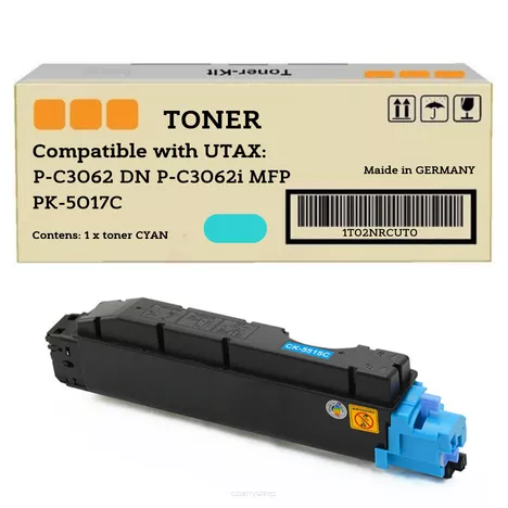 Toner 1T02TVCTA0 do UTAX PK5017C PC3062 DN PC3062i MFP PC3066i MFP cyan zamiennik 6000 stron