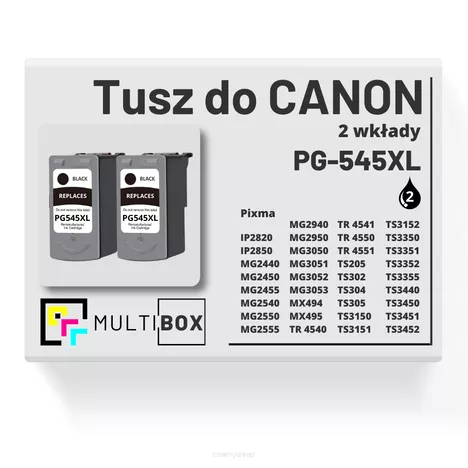 Tusz do CANON PG545XL 2-pak black zamiennik Multibox