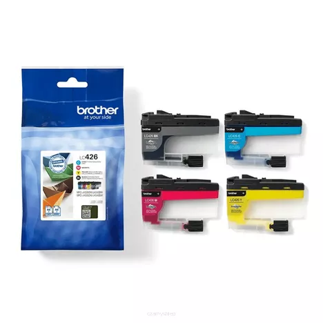 BROTHER tusz LC426VAL oryginalny 4-pak CMYK 3000+3x1500 stron