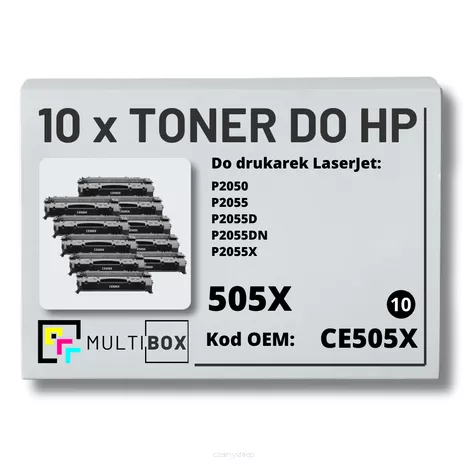 Toner do HP CE505X 05X P2050 P2055 10-pak zamiennik Multibox