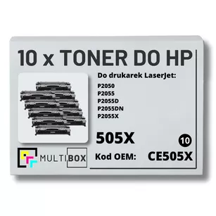 Toner do HP CE505X 05X P2050 P2055 10-pak zamiennik Multibox