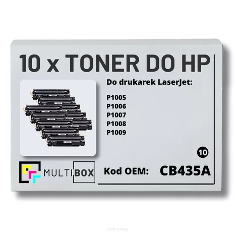 Toner do HP CB435A 35A P1005 P1006 10-pak zamiennik Multibox