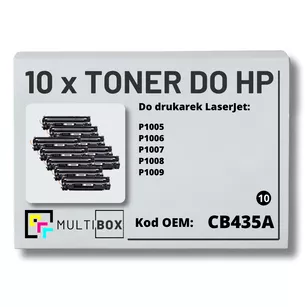 Toner do HP CB435A 35A P1005 P1006 10-pak zamiennik Multibox