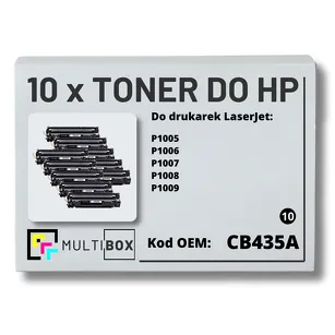 10-PAK Multibox Toner do HP CB435A 35A P1005 P1006 zamiennik