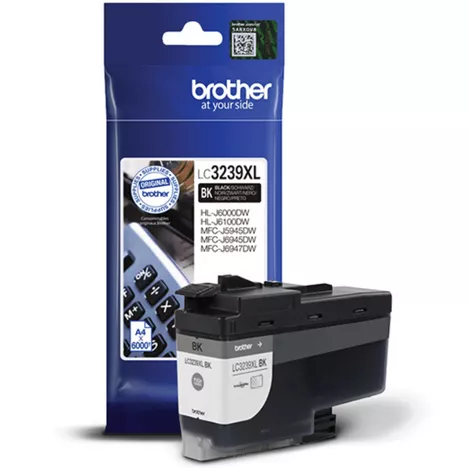 BROTHER tusz LC3239XLBK oryginalny czarny 6000 stron
