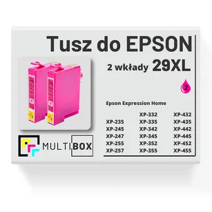 Tusz do EPSON 29XL T2993 C13T29934010 2-pak magenta zamiennik Multibox