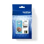 BROTHER tusz LC424VAL oryginalny 4-pak CMYK 4x750 stron - 2