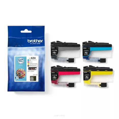 BROTHER tusz LC424VAL oryginalny 4-pak CMYK 4x750 stron