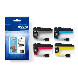 BROTHER tusz LC424VAL oryginalny 4-pak CMYK 4x750 stron