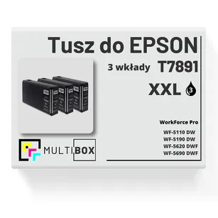 Tusz do EPSON T7891 XXL C13T789140 3-pak black zamiennik Multibox