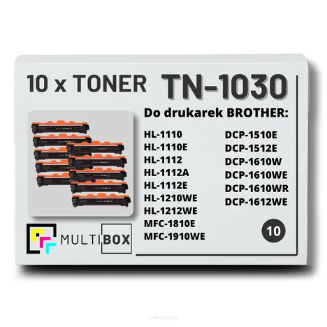 10-PAK Multibox Toner do BROTHER TN1030 zamiennik