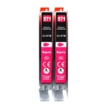2-PAK Multibox Tusz do CANON CLI571MXL magenta zamiennik - 2