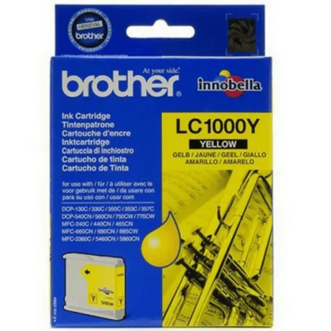 EOL BROTHER tusz LC1000Y oryginalny yellow 400 stron