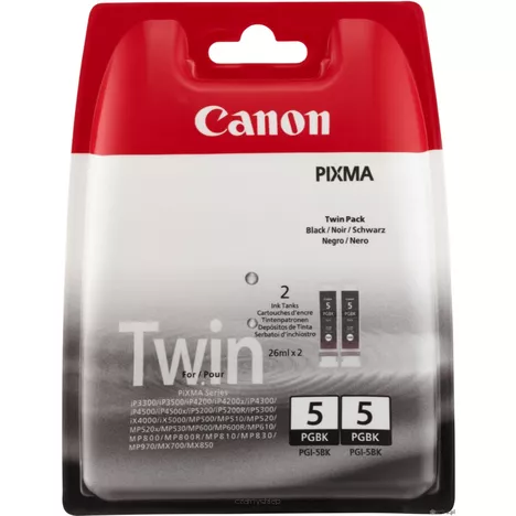 Canon oryginalny tusz PGI5BK 0628B025 0628B030 black 2-pak