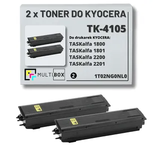 2-pak Toner do KYOCERA TK-4105 1T02NG0NL0 TASKALFA 1800 1801 2200 2201 2x15.0K Multibox zamiennik