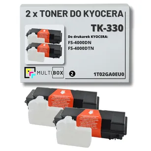 2-pak Toner do KYOCERA TK-330 1T02GA0EU0 FS4000 2x20.0K Multibox zamiennik