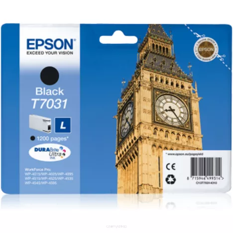 EOL Epson tusz T7031 L C13T70314010 oryginalny black