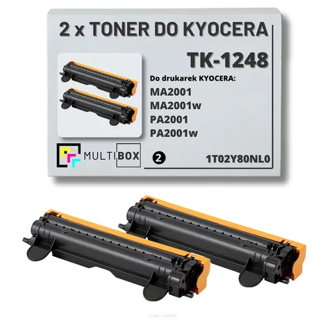 2-PAK Multibox Toner do KYOCERA TK1248 1T02Y80NL0 MA2001 PA2001 2x1.5K zamiennik