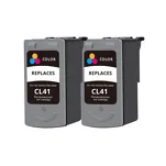 2-PAK Multibox Tusz do CANON CL41 color zamiennik - 2