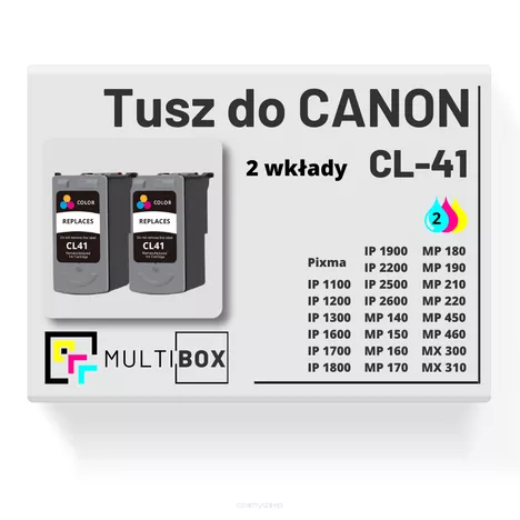 Tusz do CANON CL41 2-pak color zamiennik Multibox