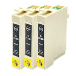 3-PAK Multibox Tusz do EPSON T0711 Black C13T07114011 black zamiennik - 2