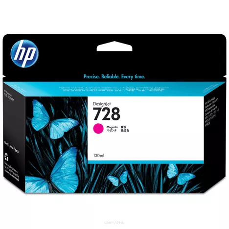HP 728 tusz F9J66A oryginalny magenta