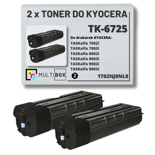 2-pak Toner do KYOCERA TK-6725 1T02NJ0NL0 TASKALFA 7002i 8002i 2x70.0K Multibox zamiennik
