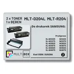 3-PAK Multibox 2x Toner + 1x Bęben do SAMSUNG M3325 M4025 MLTD204L MLTR204 SU929A 5K/30K Zamiennik - 2